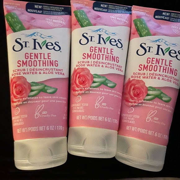 Other - St Ives Rose water scrubs with rose water and Aloe Vera! Gently exfoliates!
